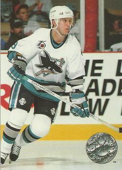 #106 Brian Mullen - San Jose Sharks - 1991-92 Pro Set Platinum Hockey