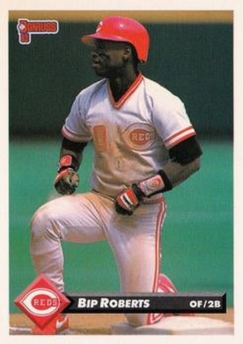#106 Bip Roberts - Cincinnati Reds - 1993 Donruss Baseball