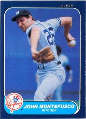 #111 John Montefusco - New York Yankees - 1986 Fleer Baseball