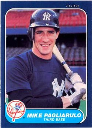 #113 Mike Pagliarulo - New York Yankees - 1986 Fleer Baseball