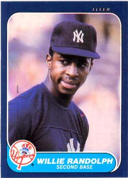 #115 Willie Randolph - New York Yankees - 1986 Fleer Baseball