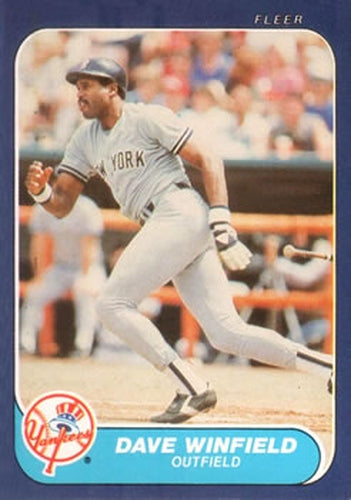 #121 Dave Winfield - New York Yankees - 1986 Fleer Baseball
