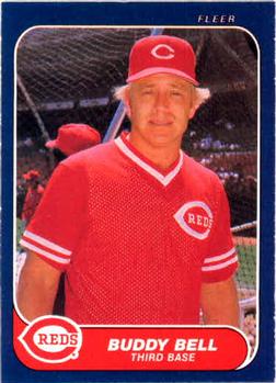 #172 Buddy Bell - Cincinnati Reds - 1986 Fleer Baseball