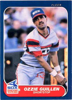 #206 Ozzie Guillen - Chicago White Sox - 1986 Fleer Baseball
