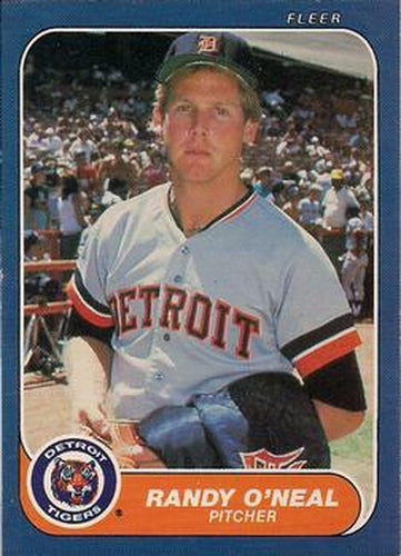 #233 Randy O'Neal - Detroit Tigers - 1986 Fleer Baseball