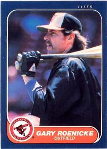 #285 Gary Roenicke - Baltimore Orioles - 1986 Fleer Baseball