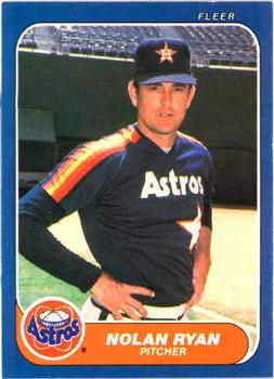 #310 Nolan Ryan - Houston Astros - 1986 Fleer Baseball