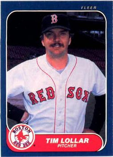 #354 Tim Lollar - Boston Red Sox - 1986 Fleer Baseball