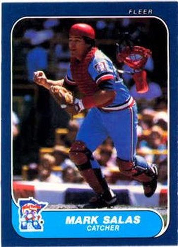#402 Mark Salas - Minnesota Twins - 1986 Fleer Baseball