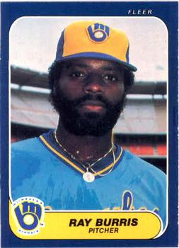#482 Ray Burris - Milwaukee Brewers - 1986 Fleer Baseball