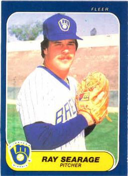 #502 Ray Searage - Milwaukee Brewers - 1986 Fleer Baseball