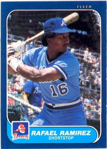 #526 Rafael Ramirez - Atlanta Braves - 1986 Fleer Baseball