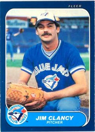 #56 Jim Clancy - Toronto Blue Jays - 1986 Fleer Baseball