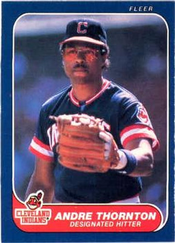 #596 Andre Thornton - Cleveland Indians - 1986 Fleer Baseball