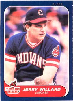 #601 Jerry Willard - Cleveland Indians - 1986 Fleer Baseball