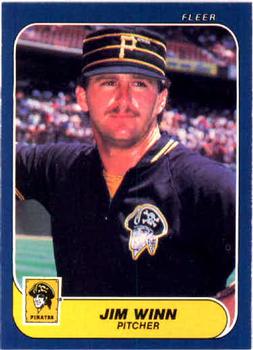 #624 Jim Winn - Pittsburgh Pirates - 1986 Fleer Baseball