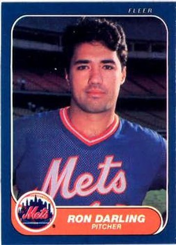#77 Ron Darling - New York Mets - 1986 Fleer Baseball