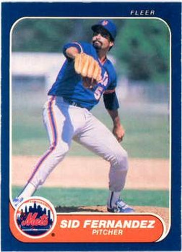 #79 Sid Fernandez - New York Mets - 1986 Fleer Baseball