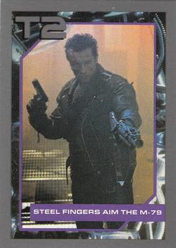 #107 Steel Fingers Aim the M-79 - 1991 Impel Terminator 2