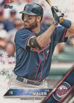 #HMW107 Joe Mauer - Minnesota Twins - 2016 Topps Holiday Baseball