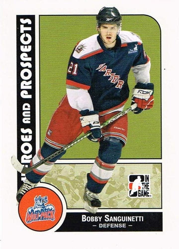 #107 Brad Marchand - Providence Bruins - 2008-09 In The Game Heroes and Prospects Hockey