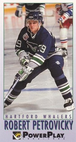 #107 Robert Petrovicky - Hartford Whalers - 1993-94 Fleer PowerPlay Hockey
