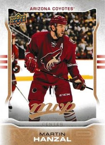 #107 Martin Hanzal - Arizona Coyotes - 2014-15 Upper Deck MVP Hockey
