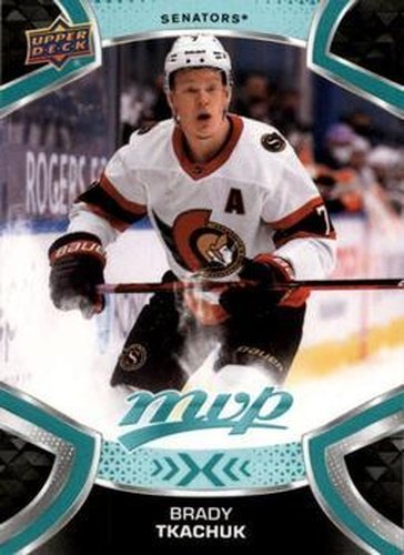 #107 Brady Tkachuk - Ottawa Senators - 2021-22 Upper Deck MVP Hockey