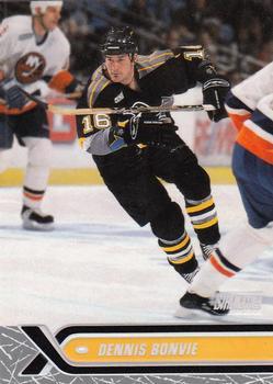 #107 Dennis Bonvie - Pittsburgh Penguins - 2000-01 Stadium Club Hockey