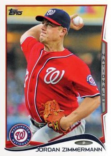 #107 Jordan Zimmermann - Washington Nationals - 2014 Topps Baseball