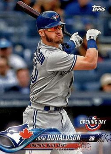 #107 Josh Donaldson - Toronto Blue Jays - 2018 Topps Opening Day Baseball