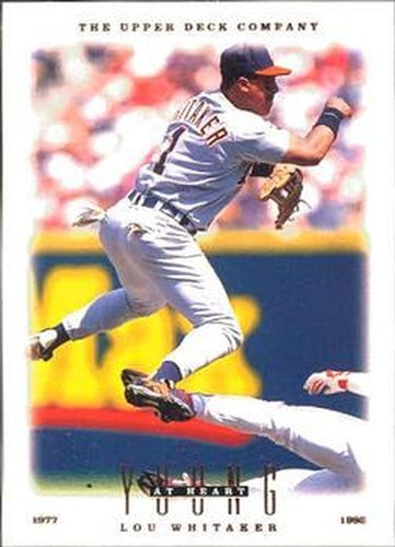 #107 Lou Whitaker - Detroit Tigers - 1996 Upper Deck Baseball