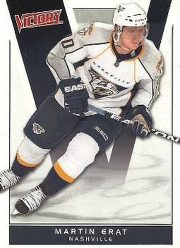 #107 Martin Erat - Nashville Predators - 2010-11 Upper Deck Victory Hockey
