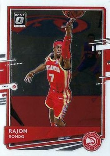 #107 Rajon Rondo - Atlanta Hawks - 2020-21 Donruss Optic Basketball