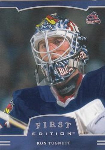 #107 Ron Tugnutt - Columbus Blue Jackets - 2002-03 Be a Player First Edition Hockey