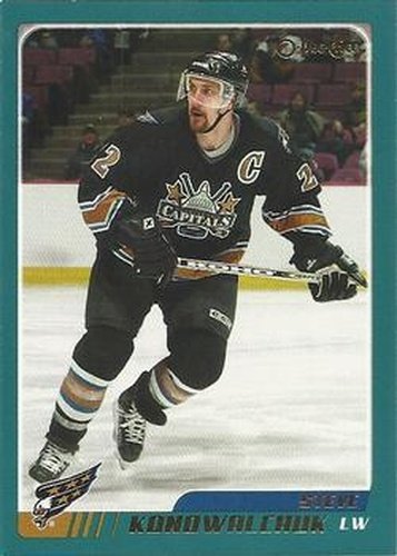 #107 Steve Konowalchuk - Washington Capitals - 2003-04 O-Pee-Chee Hockey