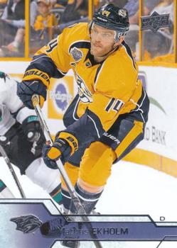 #107 Mattias Ekholm - Nashville Predators - 2016-17 Upper Deck Hockey