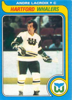 #107 Andre Lacroix - Hartford Whalers - 1979-80 O-Pee-Chee Hockey