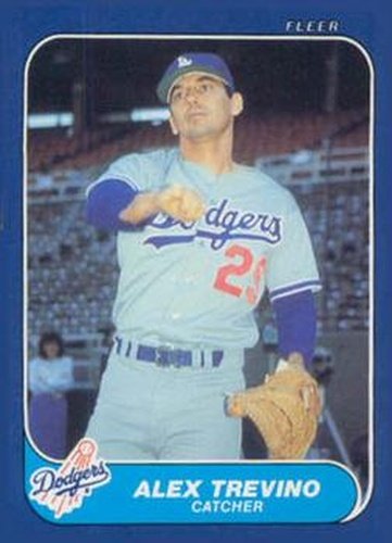 #U-119 Alex Trevino - Los Angeles Dodgers - 1986 Fleer Update Baseball