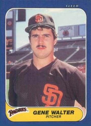 #U-124 Gene Walter - San Diego Padres - 1986 Fleer Update Baseball