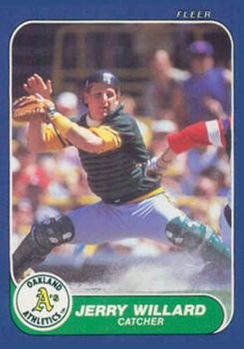 #U-126 Jerry Willard - Oakland Athletics - 1986 Fleer Update Baseball