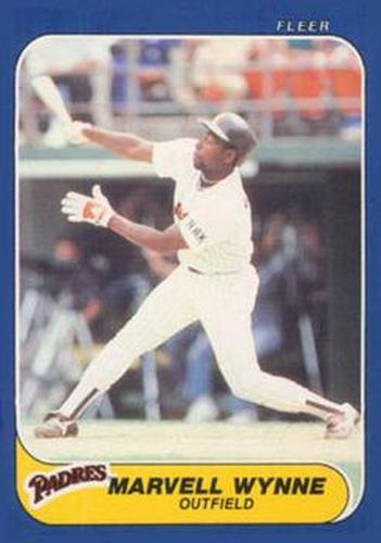 #U-130 Marvell Wynne - San Diego Padres - 1986 Fleer Update Baseball