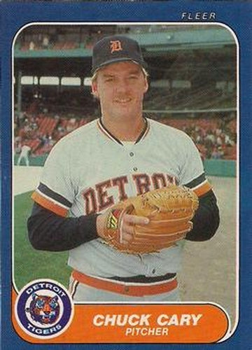 #U-21 Chuck Cary - Detroit Tigers - 1986 Fleer Update Baseball