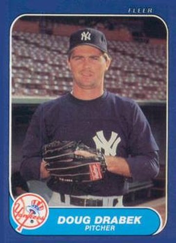 #U-36 Doug Drabek - New York Yankees - 1986 Fleer Update Baseball