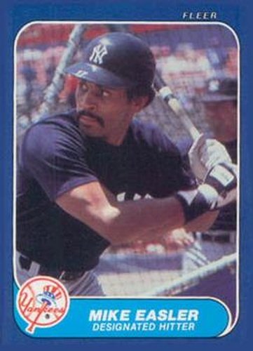 #U-37 Mike Easler - New York Yankees - 1986 Fleer Update Baseball
