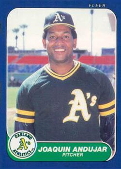 #U-4 Joaquin Andujar - Oakland Athletics - 1986 Fleer Update Baseball