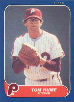 #U-52 Tom Hume - Philadelphia Phillies - 1986 Fleer Update Baseball