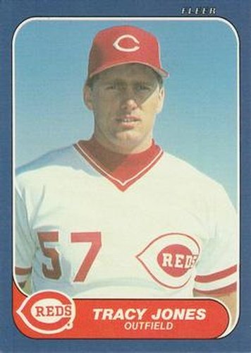 #U-58 Tracy Jones - Cincinnati Reds - 1986 Fleer Update Baseball