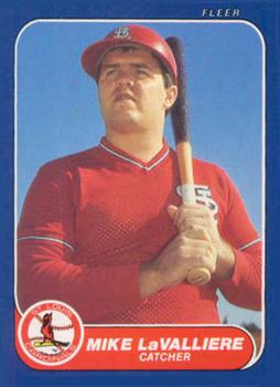 #U-65 Mike LaValliere - St. Louis Cardinals - 1986 Fleer Update Baseball