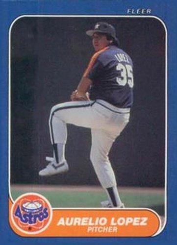 #U-69 Aurelio Lopez - Houston Astros - 1986 Fleer Update Baseball